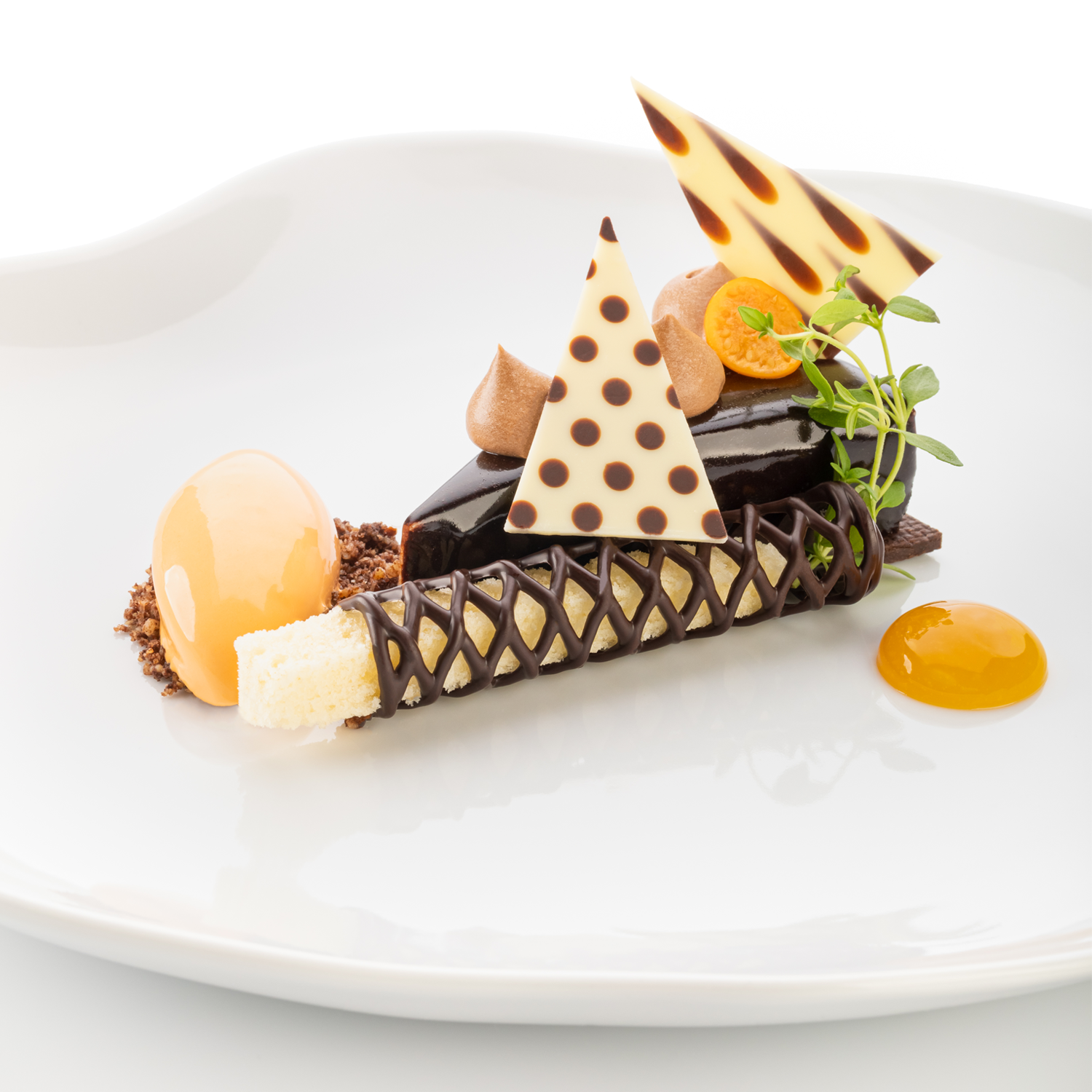 DESER GRILLAGE Z ROKITNIKIEM Szkolenie desery w gastronomii