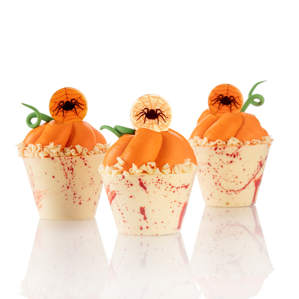 Czekoladowe pająki na Halloween