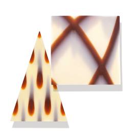 Marble Art - harmonijne desenie na tafli czekolady